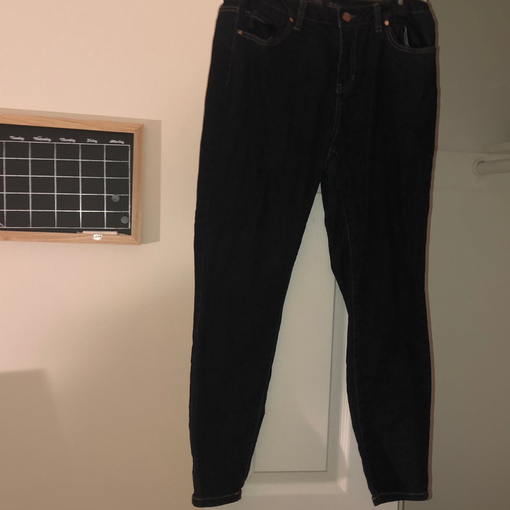 Dark blue skinny jeans